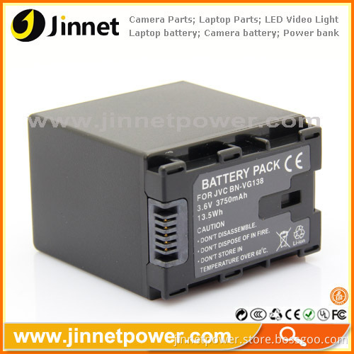 High Quality Camcorder Battery For Jvc Bn-vg138 Full Decoded Bn-vg114 
